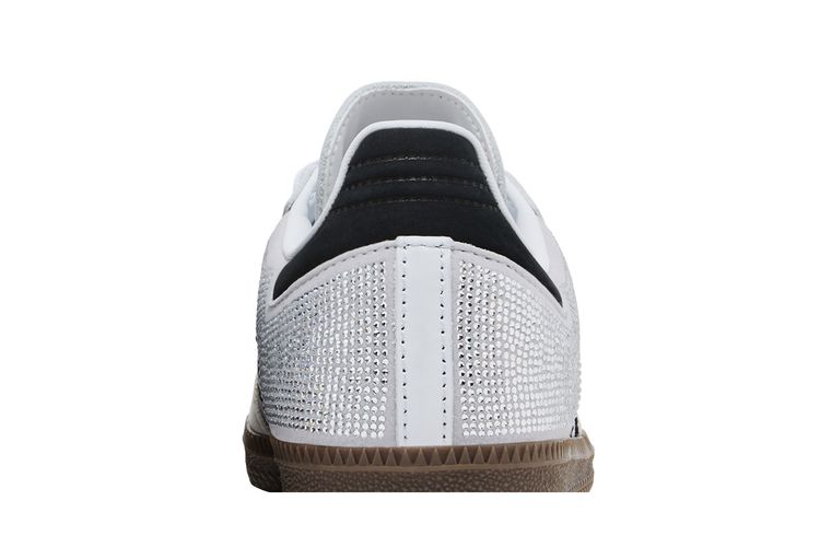 adidas gazelle silver green womens adidas Women's Samba Crystal White / White main image 1