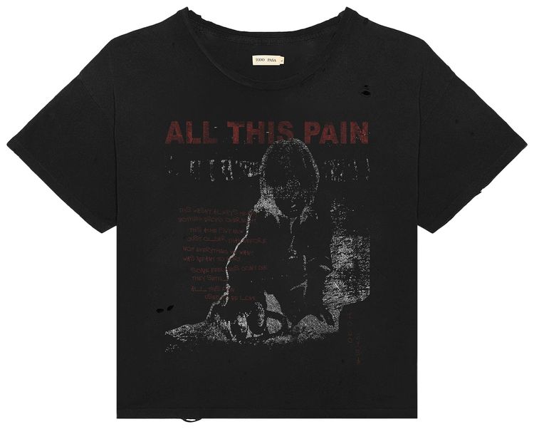 Todo Pasa All This Pain T Shirt Black