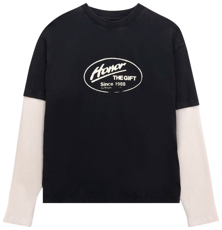 Honor The Gift Just Be Long Sleeve T Shirt Black
