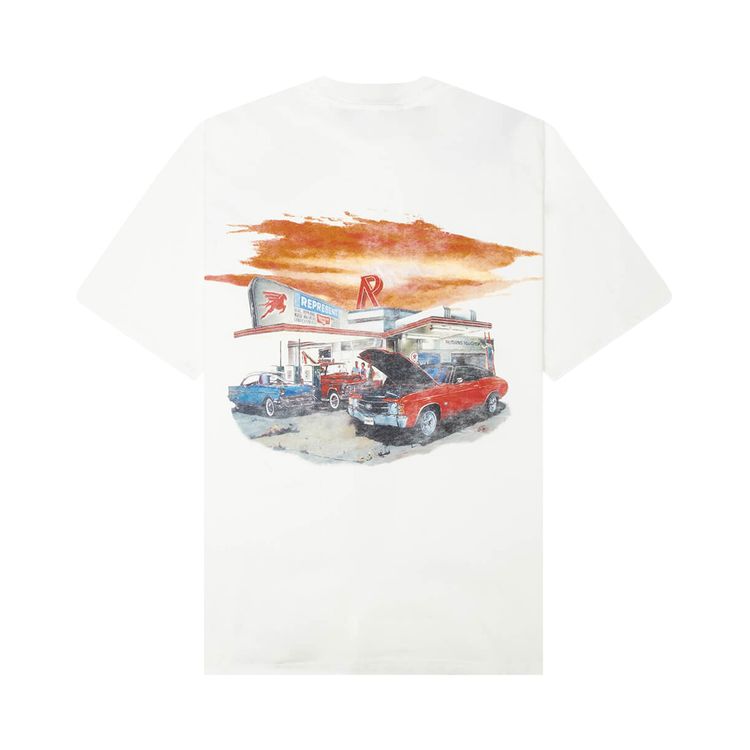 Represent Clo 24 Hour Service T Shirt Flat White