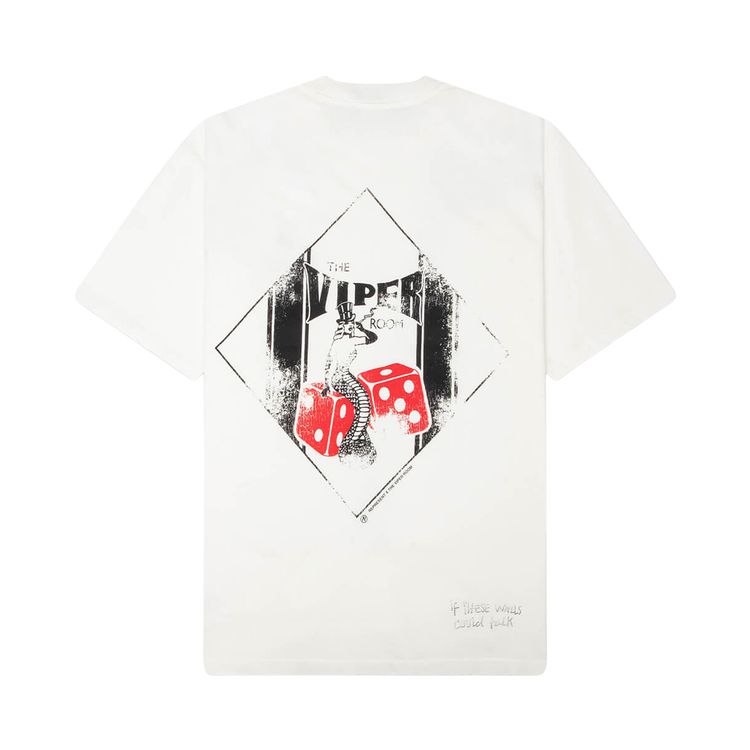 Represent Clo The Viper Room Dice T Shirt Flat White