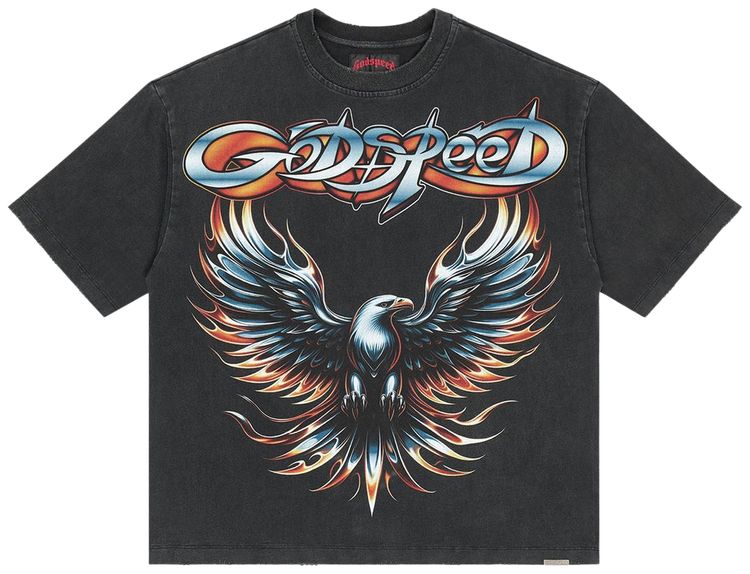 Godspeed Eagle Eye T Shirt Black