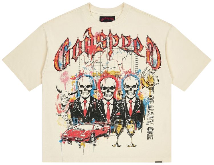 Godspeed ATH T Shirt Bone