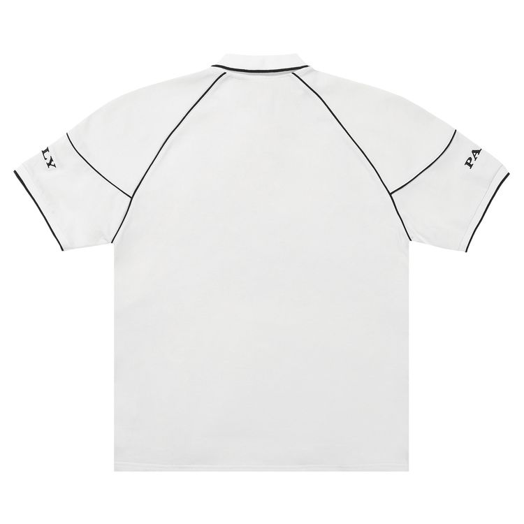 Palace Pro Team Piped Polo White