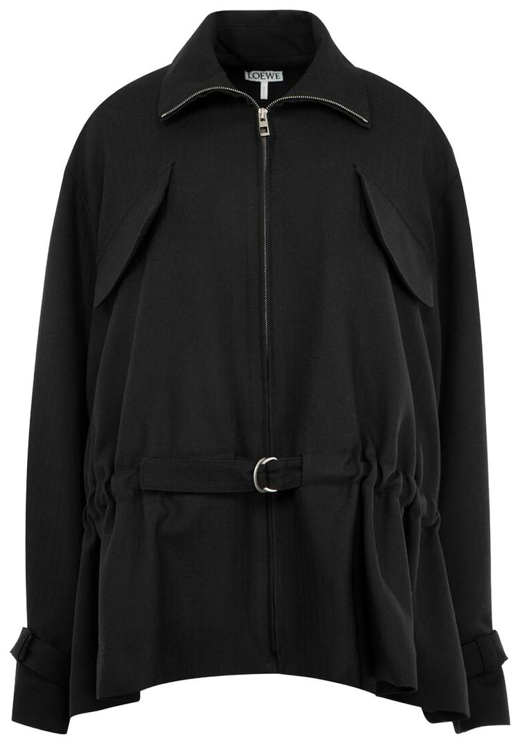 Loewe Belted Jacket Black