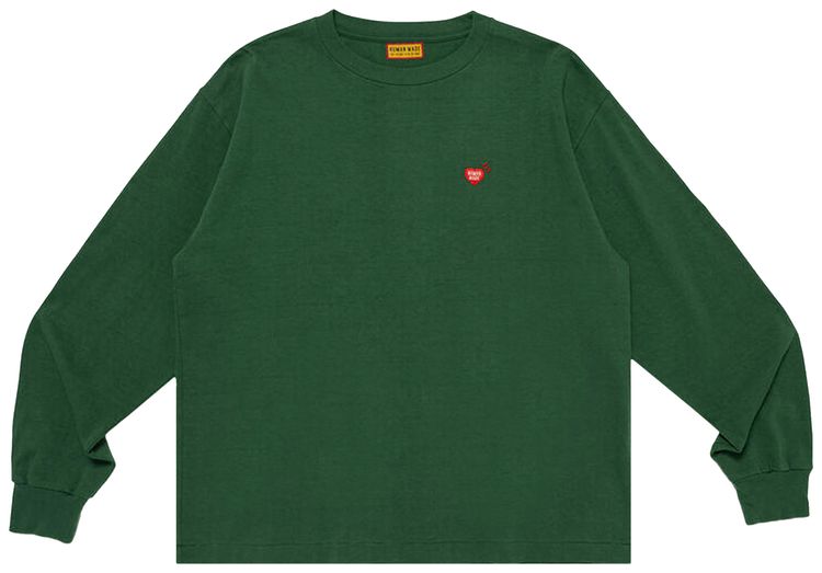 Human Made Graphic Long Sleeve T Shirt Green