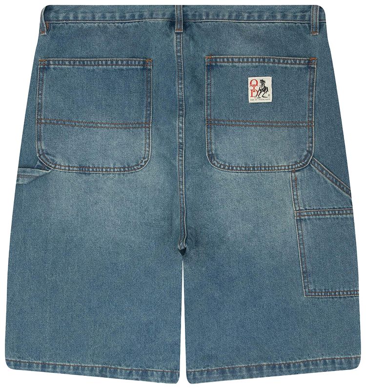 One Of These Days Denim Painter Shorts Indigo