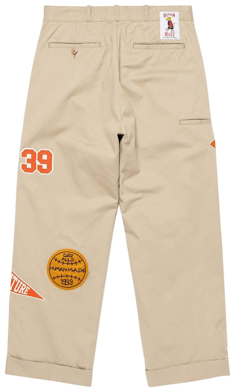 Human Made College Pants Beige