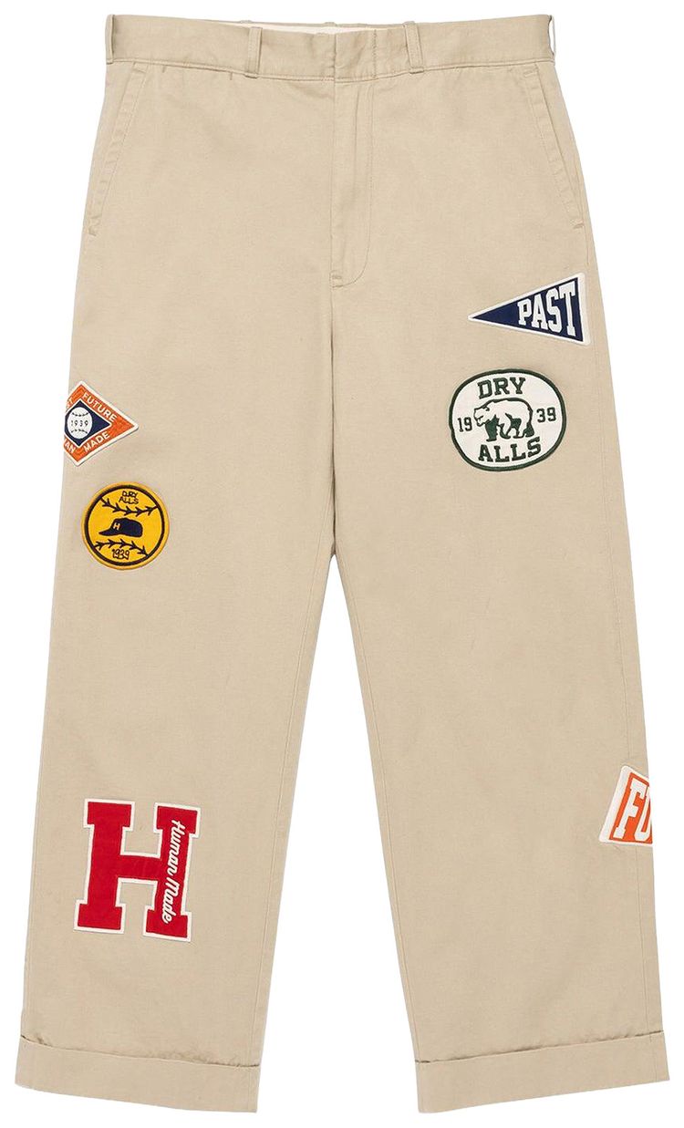 Human Made College Pants Beige