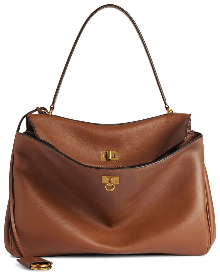 Balenciaga Rodeo Top Handle Medium New Tan