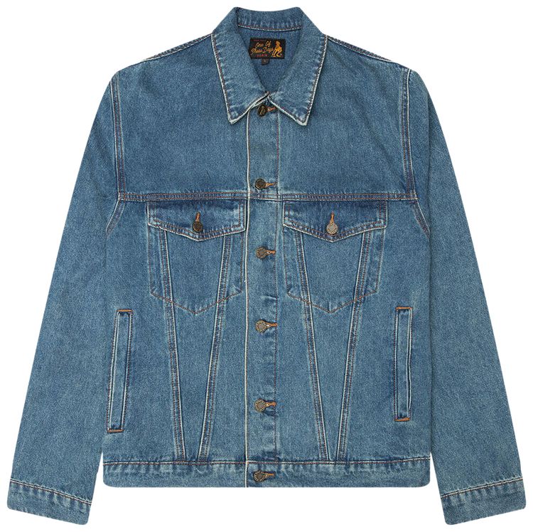 One Of These Days Denim Trucker Jacket Washed Indigo