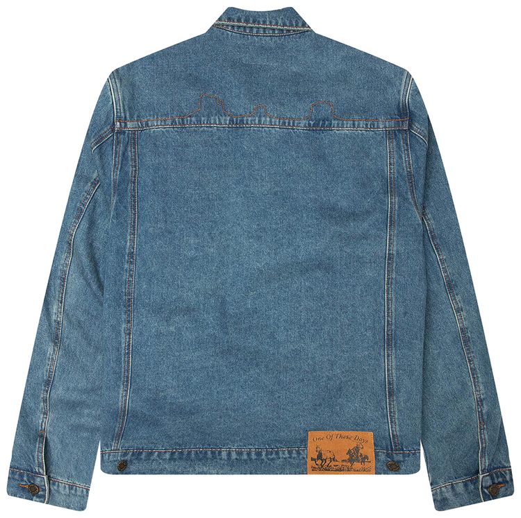 One Of These Days Denim Trucker Jacket Washed Indigo
