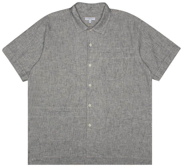 Engineered Garments Camp Shirt Heather Grey Melange