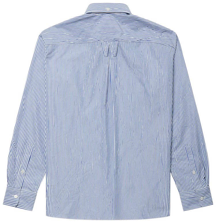 Willy Chavarria Veterano Shirt Sail Blue Stripe