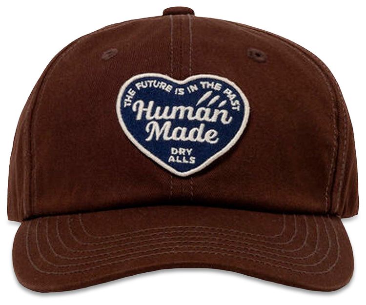 Human Made 6 Panel Twill Cap Brown