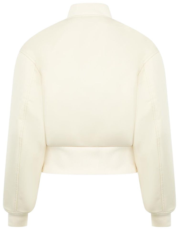 Balenciaga Cropped Bomber Ivory
