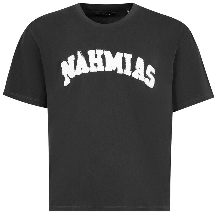 Nahmias Arch Boxy Tee Aged Black