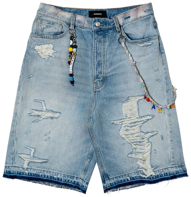 Nahmias Venice Shorts Light Indigo Denim