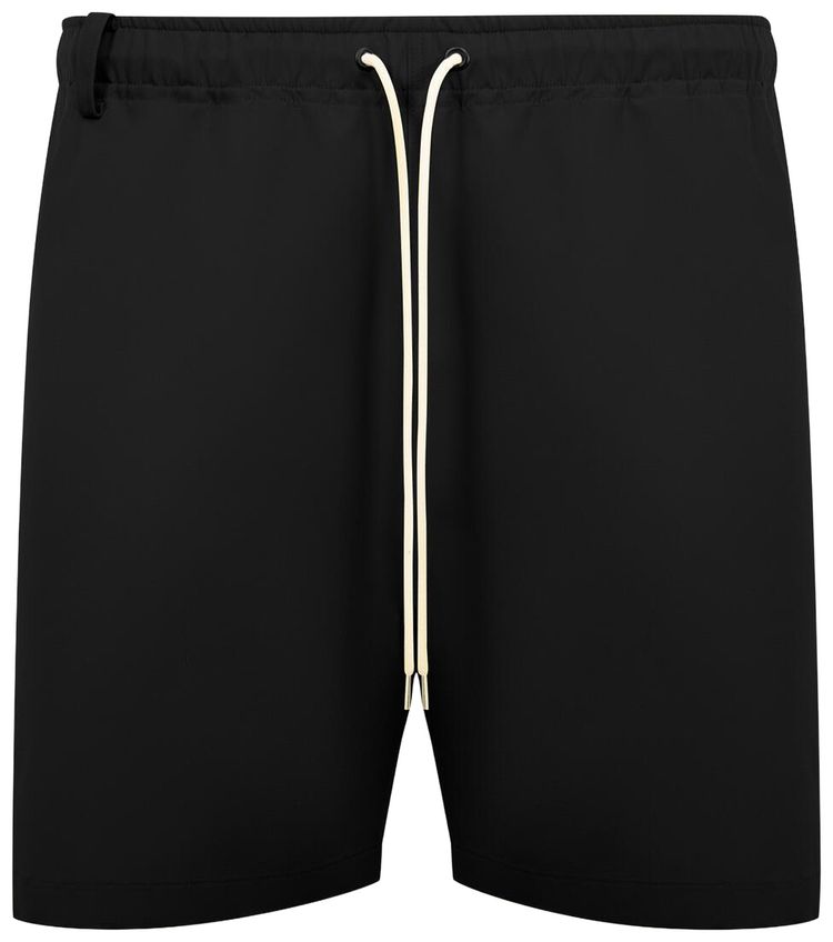 Auralee Wool Max Canvas Shorts Black