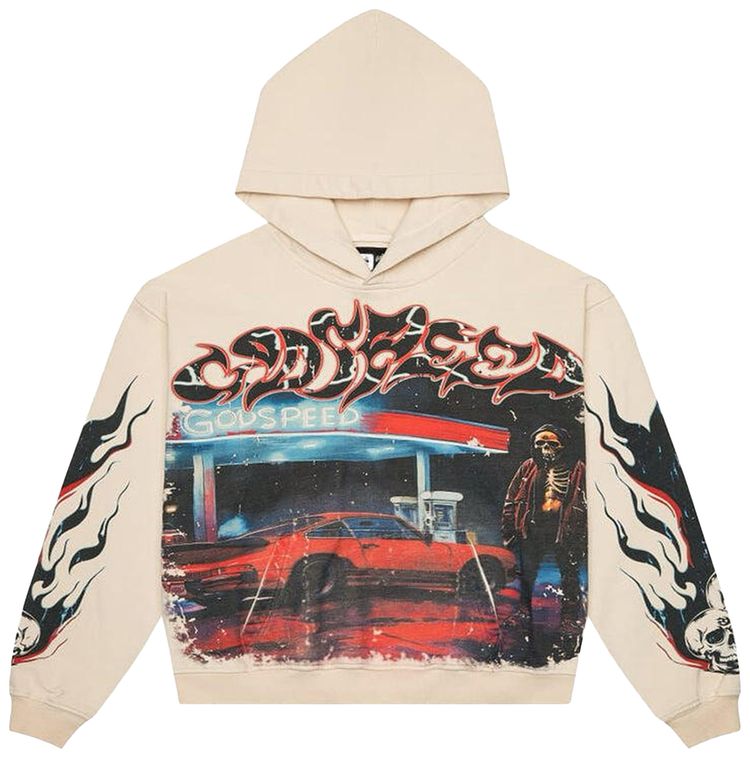 Godspeed Pit Stop Hoodie Bone