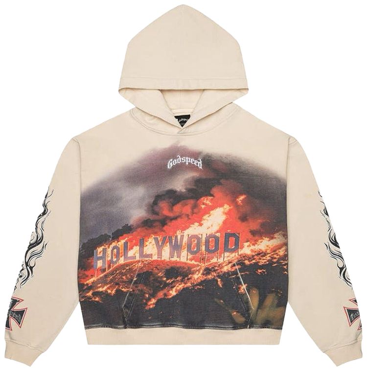 Godspeed Hollywood Inferno Hoodie Bone
