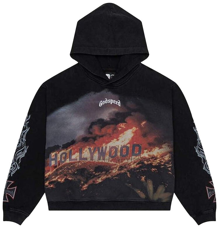 Godspeed Hollywood Inferno Hoodie Black Wash