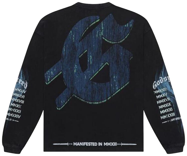 Godspeed FTD Long Sleeve T Shirt Black Wash