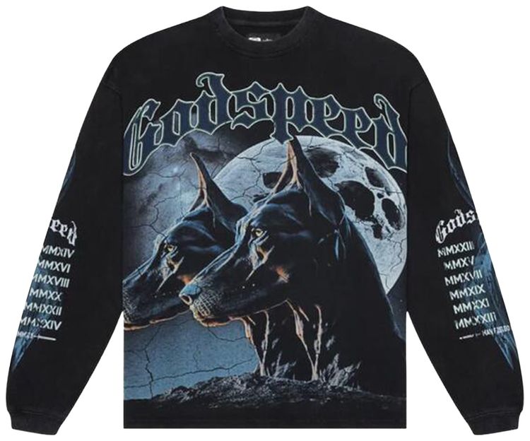 Godspeed FTD Long Sleeve T Shirt Black Wash