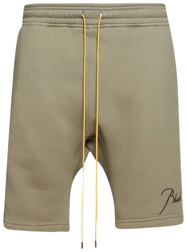 Rhude Classique Sweatshort Moss GreenBlack