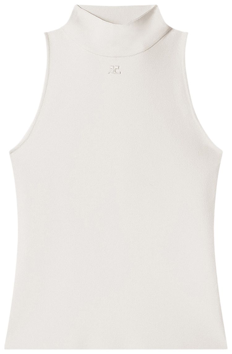 Courreges Heritage Knit Top Natural