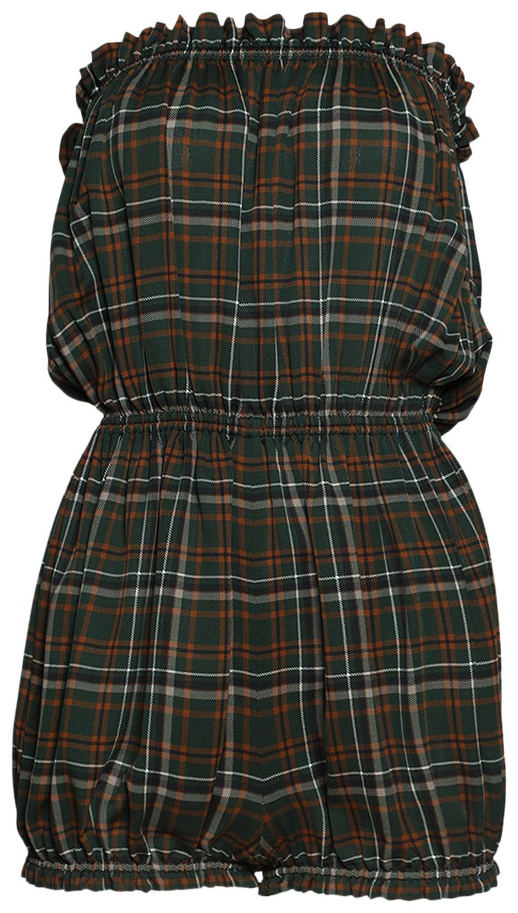 Saint Laurent Combinaison Vert Ocre Beige