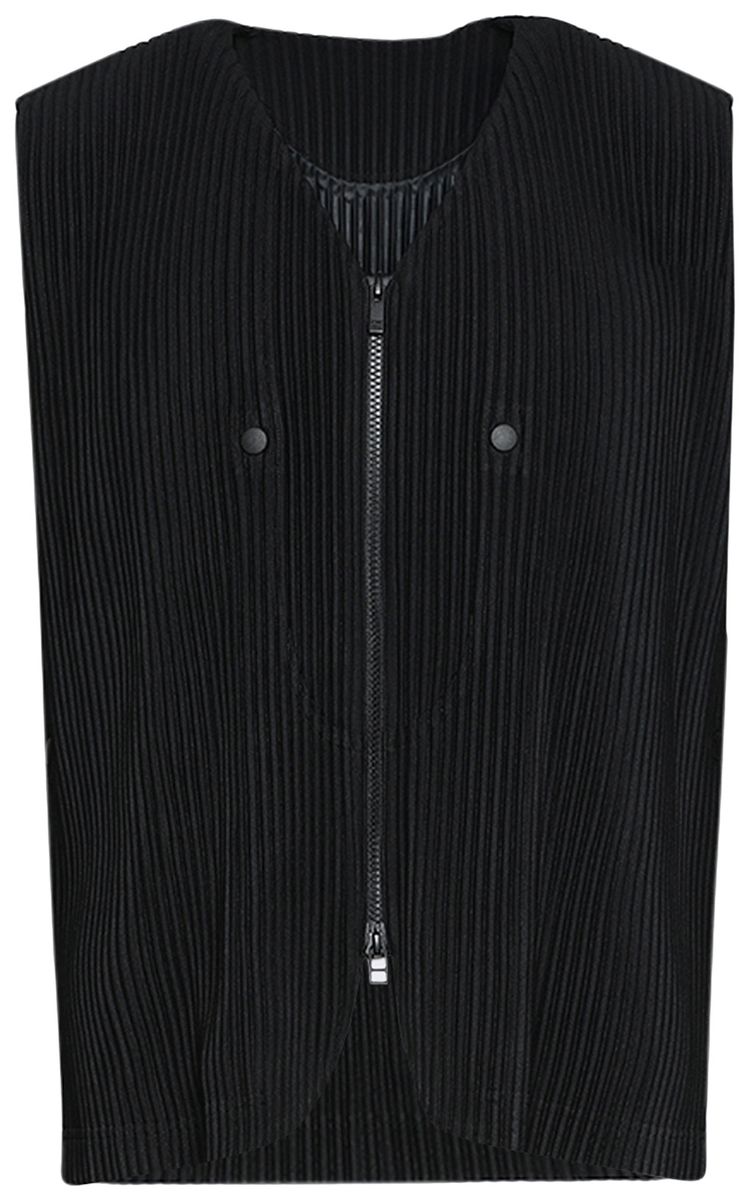 Homme Plisse Issey Miyake Vest Black