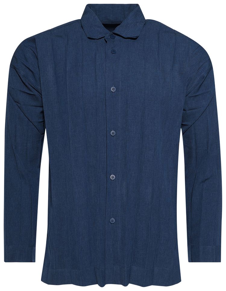Homme Plisse Issey Miyake Edge Ensemble Navy