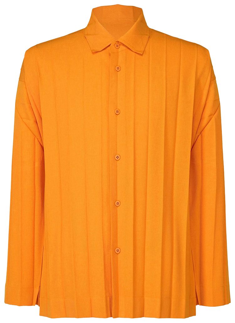 Homme Plisse Issey Miyake Edge Ensemble Orange
