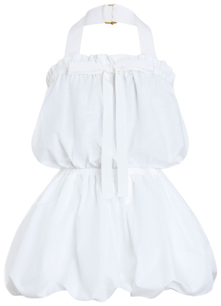 Patou Halterneck Bloomer Dress White