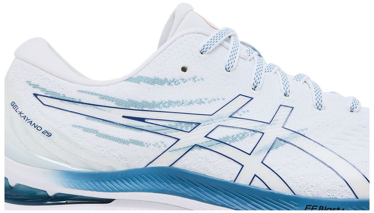 ASICS Gel Kayano 29 White Deep Ocean