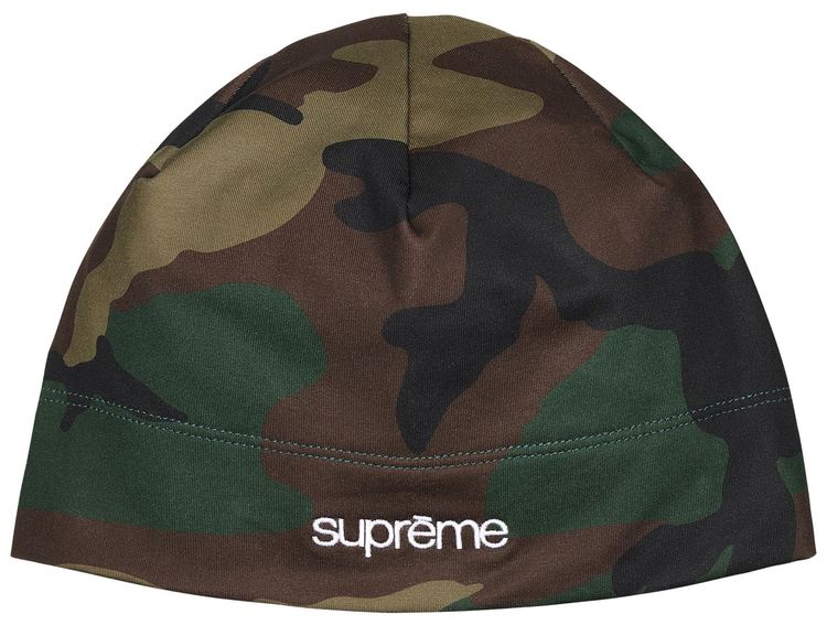 Supreme Base Layer Beanie Woodland Camo