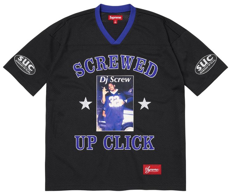 Supreme x Dj Screw Jersey Black