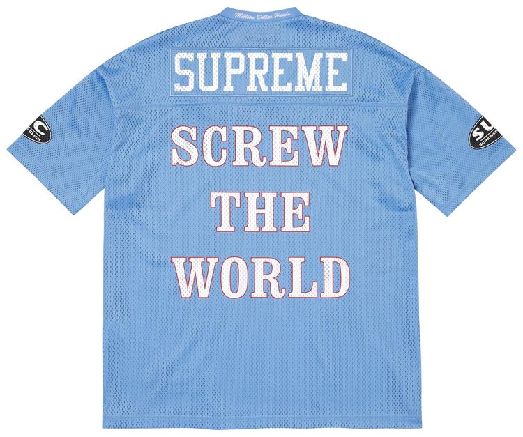 Supreme x Dj Screw Jersey Light Blue