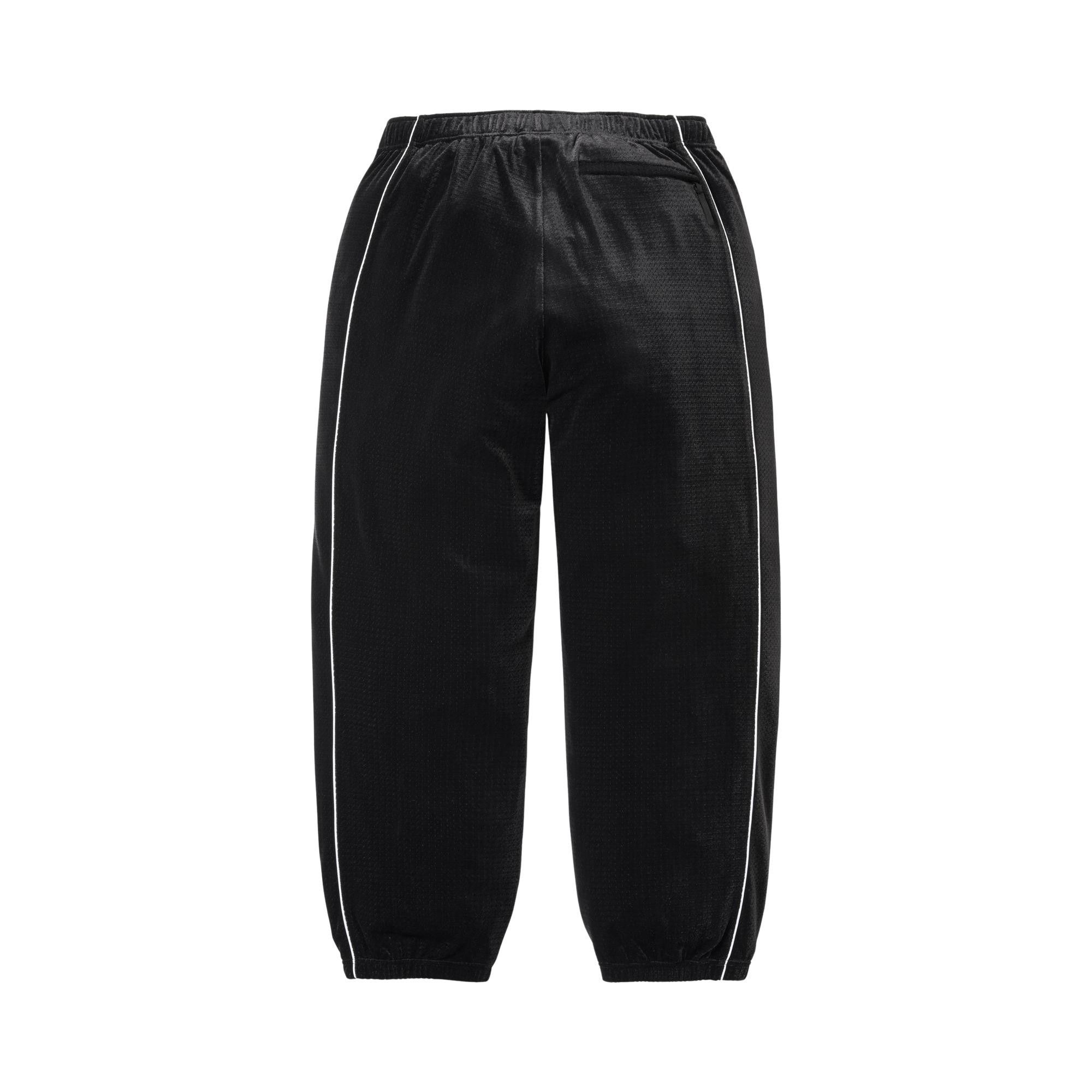 Buy Supreme Velour Mesh Track Pant 'Black' - SS26P14 BLACK | GOAT