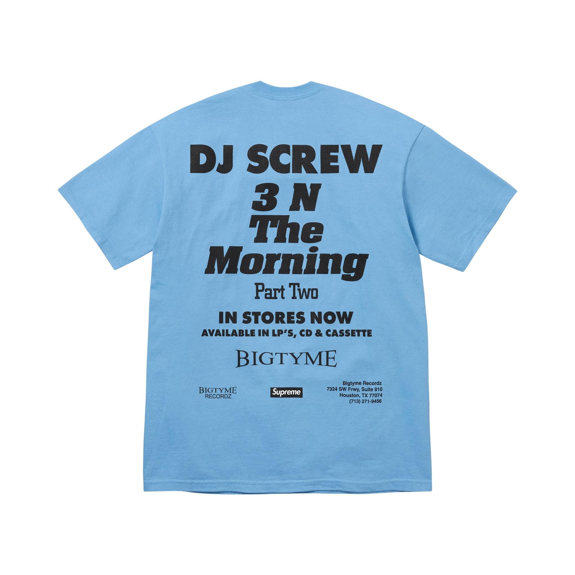Buy Supreme x Dj Screw Suc Tee 'Blue' - SS26T2 BLUE | GOAT