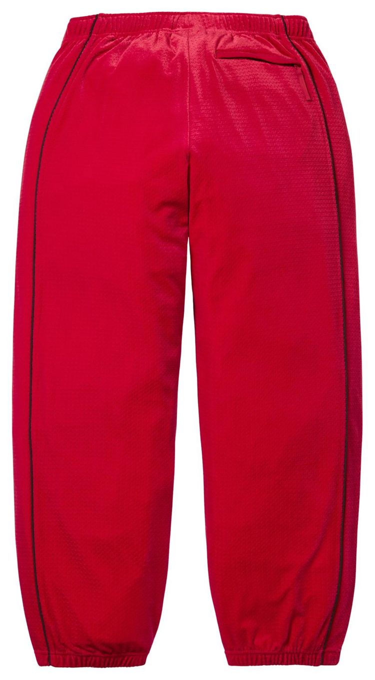 Supreme Velour Mesh Track Pant Red