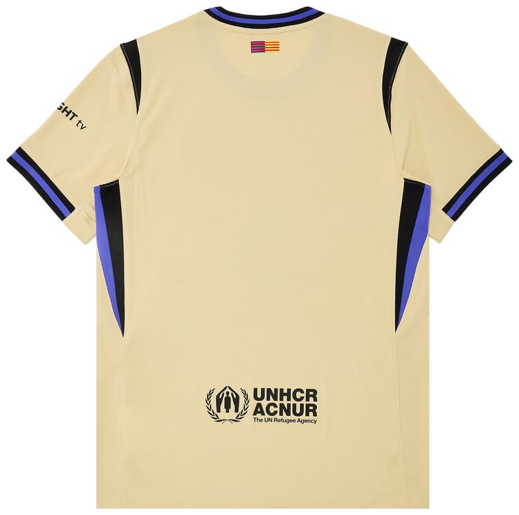 Nike x Kobe FC Barcelona 202526 Stadium Away Jersey Team GoldTeam GoldPersian VioletBlack