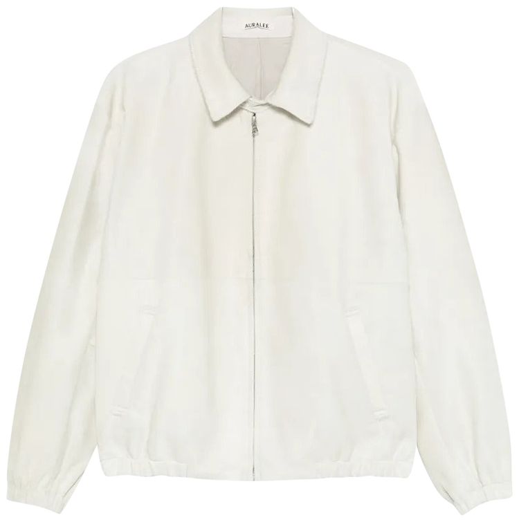 Auralee Calf Hair Zip Blouson Ivory