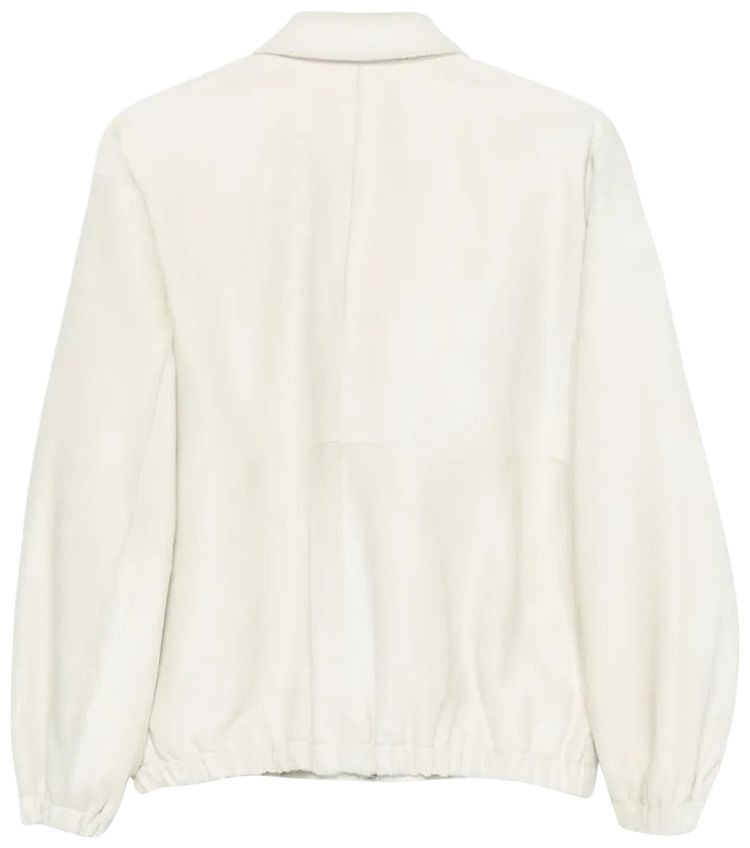 Auralee Calf Hair Zip Blouson Ivory