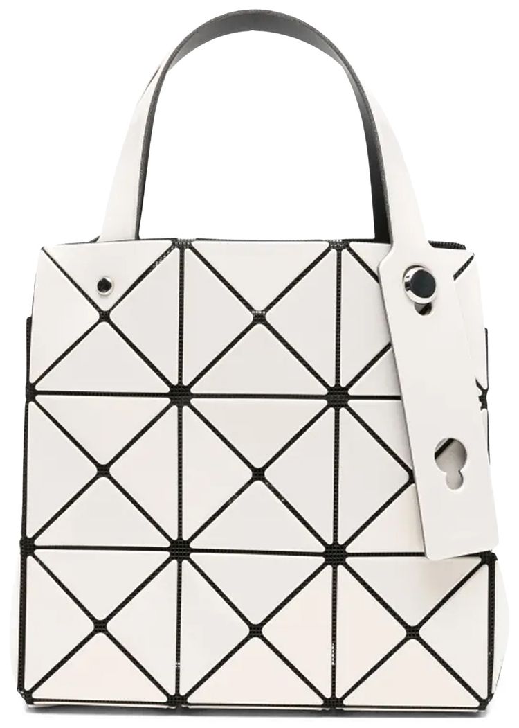 Bao Bao Issey Miyake Carat Small Top Handle Light Beige