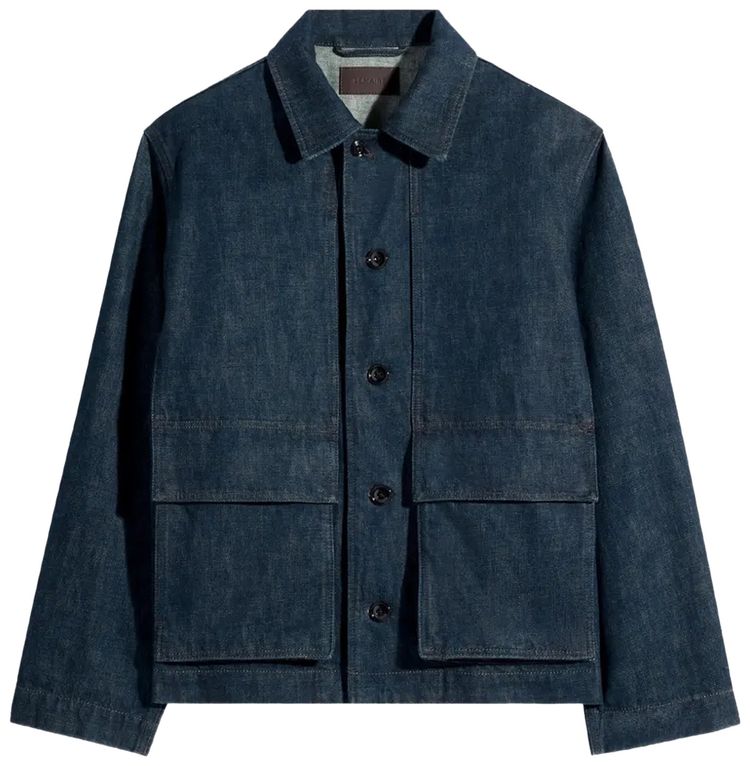 Lemaire Boxy Jacket Denim Indigo