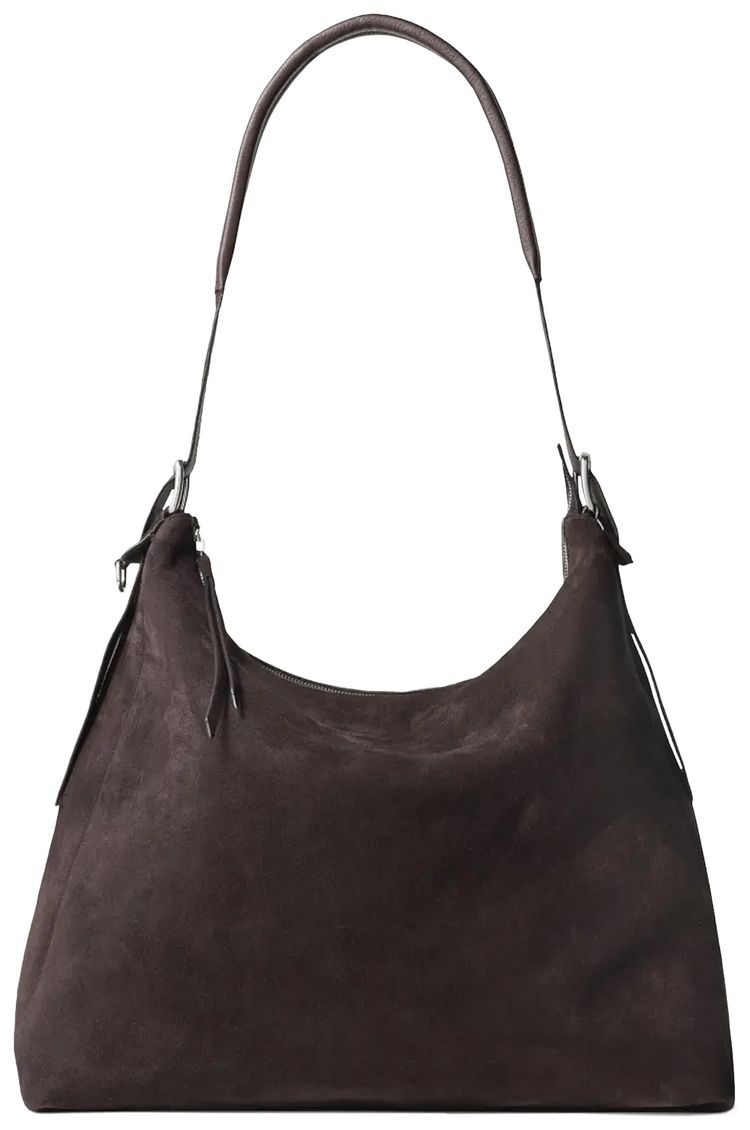 Lemaire Belted Hobo Bag Ebony Brown