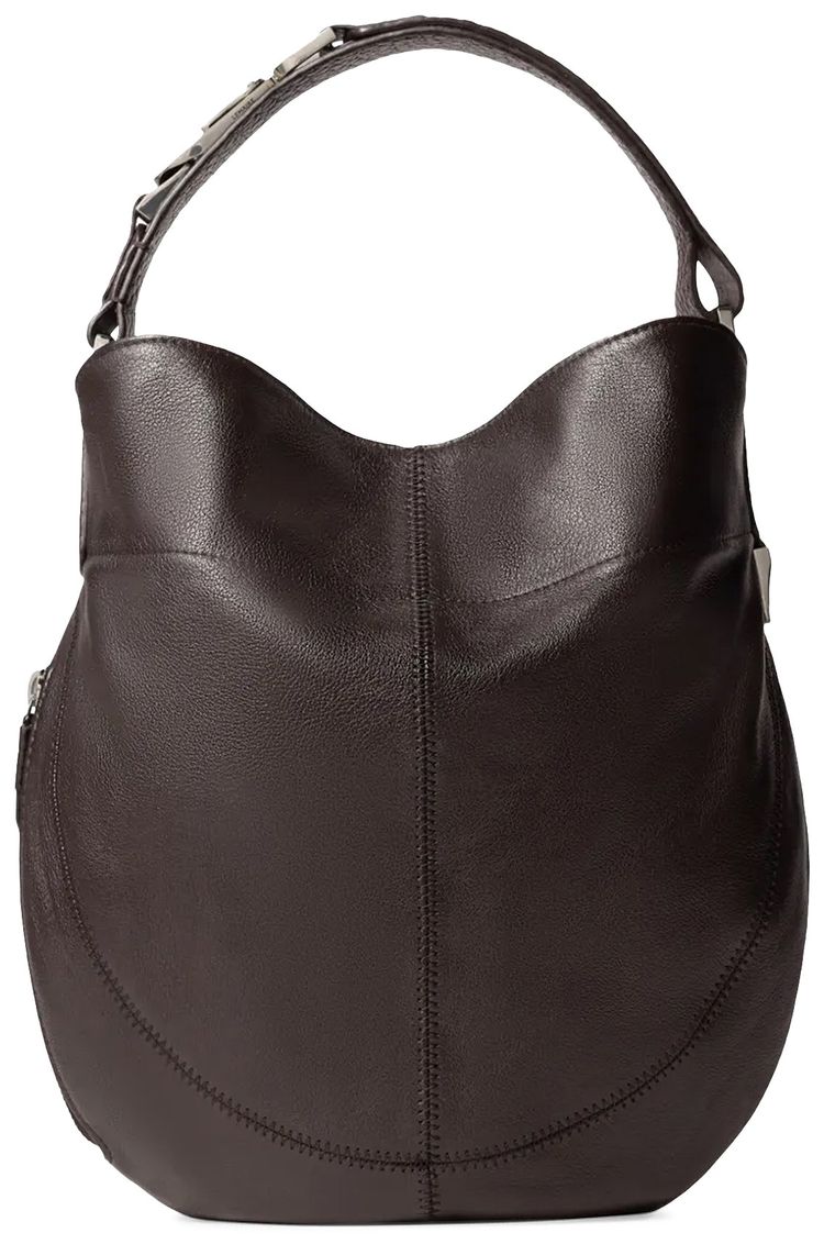 Lemaire Hobo Quiver Clip Bag Dark Chocolate