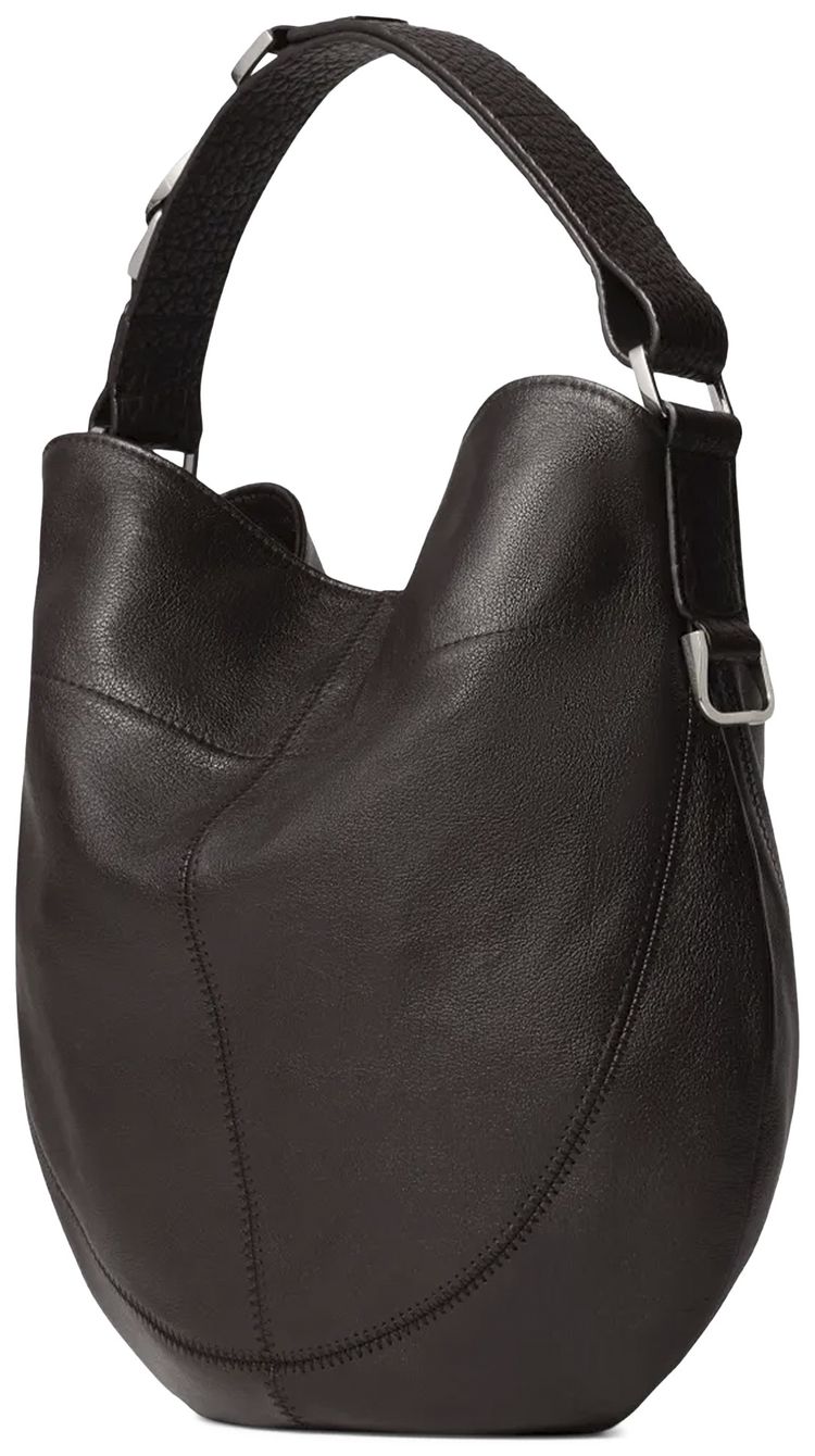 Lemaire Hobo Quiver Clip Bag Dark Chocolate